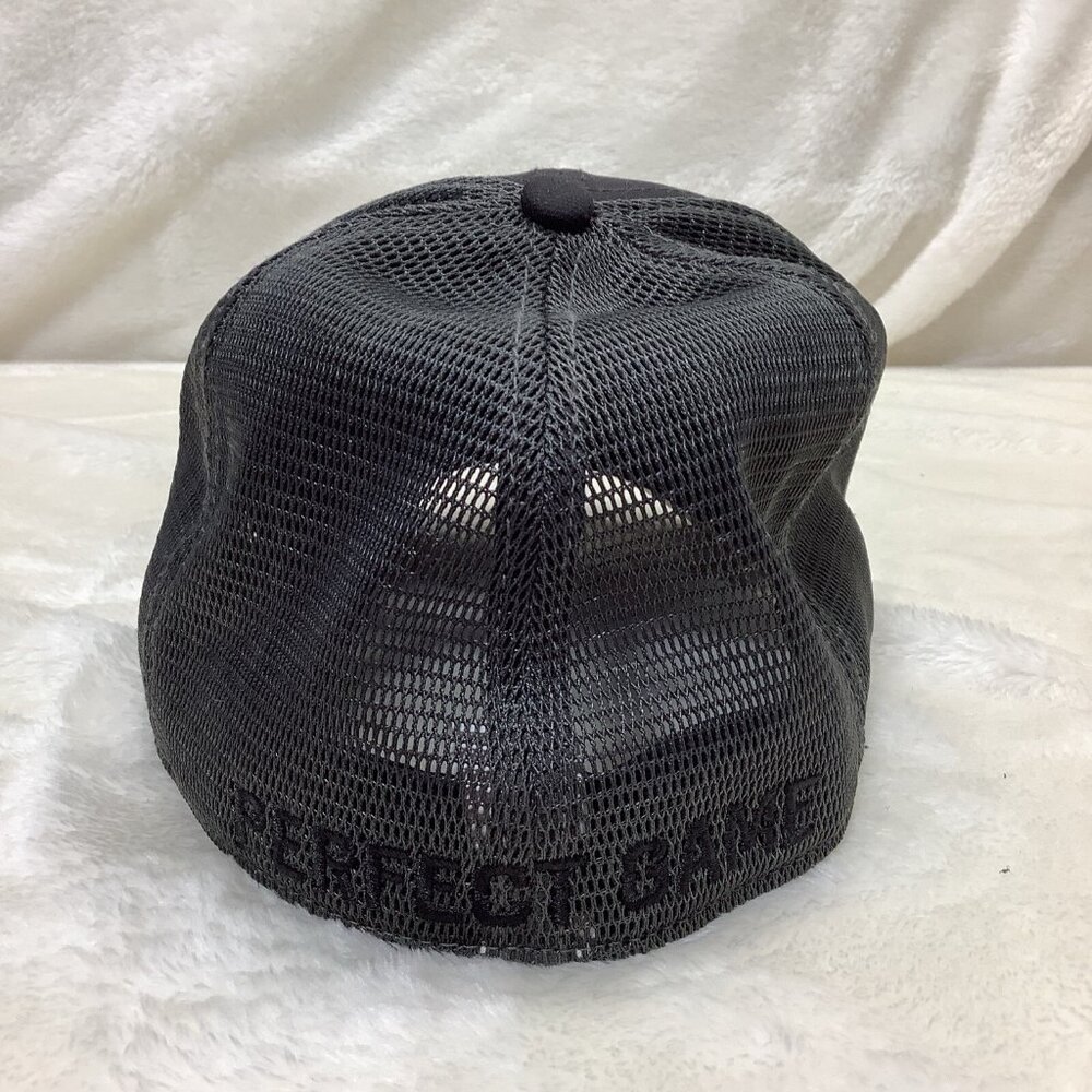 Vintage NIKE PERFECT GAME Classic 99 Dri Fit  Hat Cap Fitted Medium Black Gray - Picture 7 of 10
